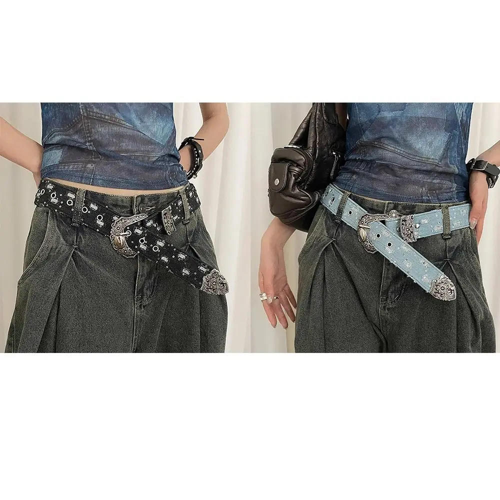 جديد بو الجلود فاسق حزام Y2K شخصية حزام الجينز حزام الخصر