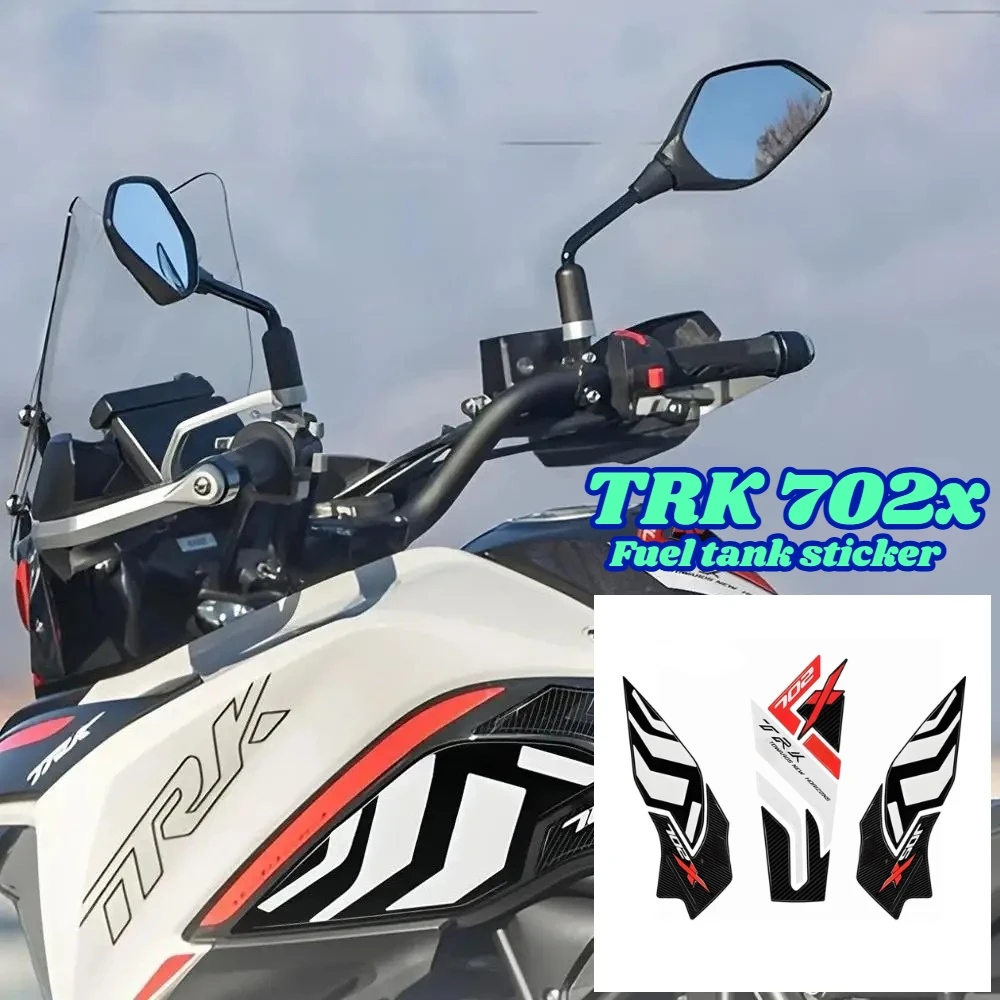 

A Set TRK702X 2023 Motorcycle Accessories 3D Fuel Tank Sticker Tank Pad Protection Decal for Benelli TRK 702 TRK702 2023-2025