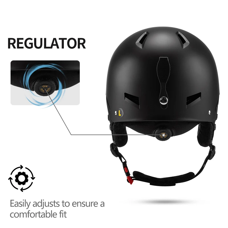 Horntour 2025 capacete de esqui profissional anticolisão e quente tudo-em-um esportes ao ar livre acessórios de snowboard masculino e feminino