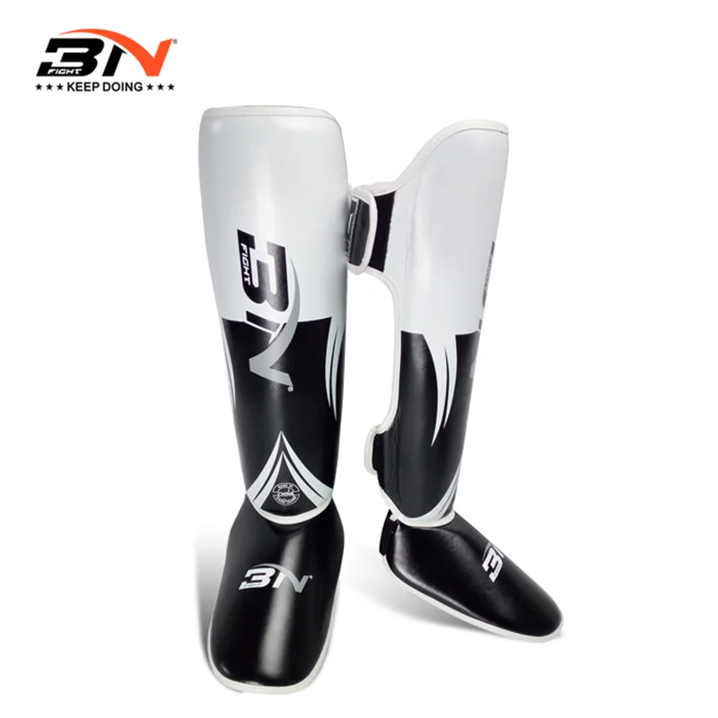 BNPRO-MMA Boxing Shin Guards, Kickboxing, Ankle Support Equipment, Karate Protectors, Sanda, Muay Thai Leggings, Youth, Adult