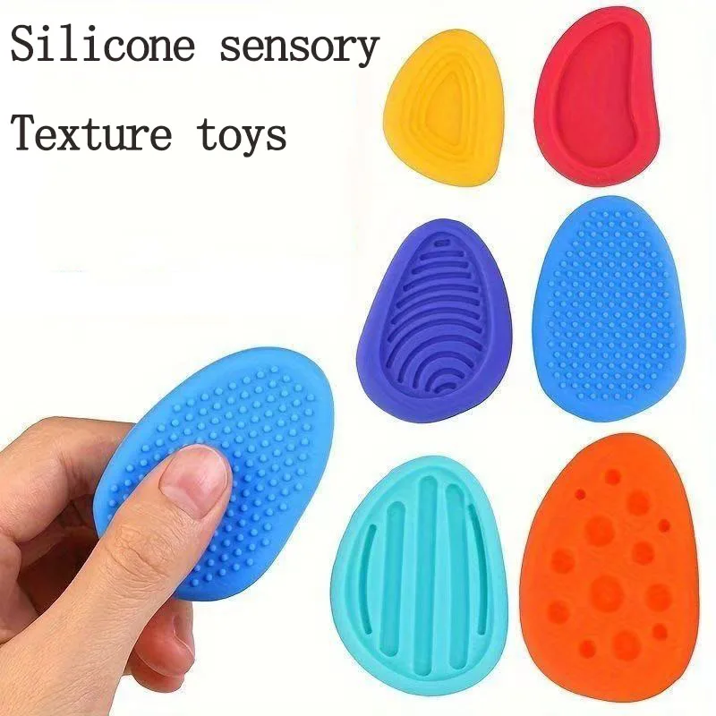 

Новая детская силиконовая игрушка-антистресс для снятия напряжения, сенсорный камень для игр с водой, имитирующий текстуру камня