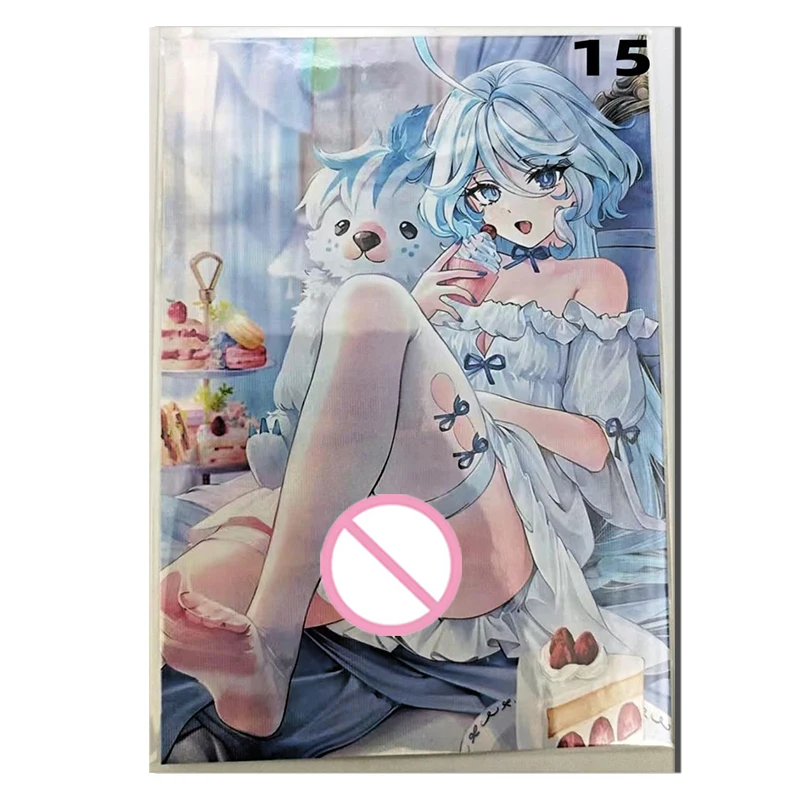 NEW Anime Goddess Story ACG card Ganyu Yae Miko Yelan Kamisato Ayaka Fu Xuan boy Toy collection Birthday Christmas gift