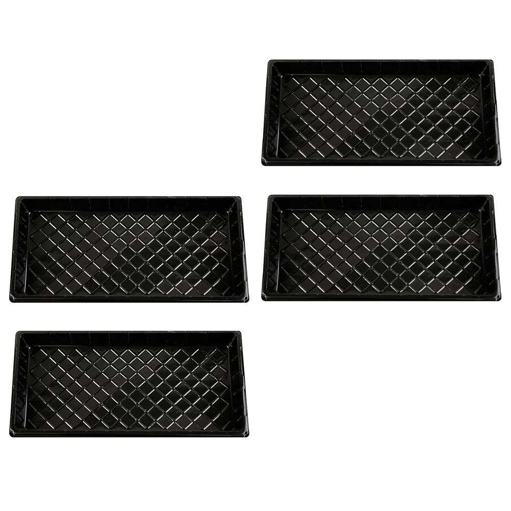 

4pcs Plastic Germination Tray For Hydroponic Root Growth Friendly Durable Plant Nursery Pot Garden Planter Seedling