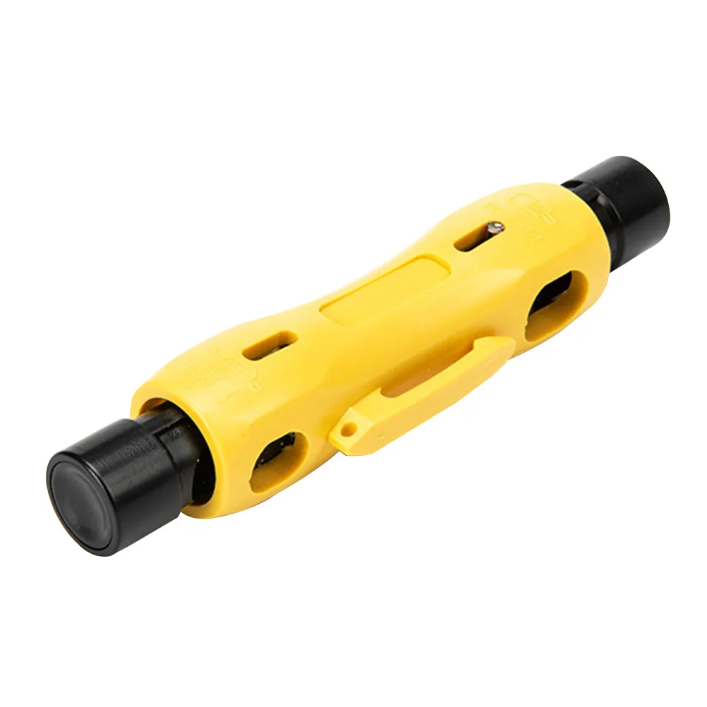 Gele kabelstripper Draadstriptang Hoogfrequente messen Dikke luidsprekerkabel Cutter Tool Fitting Klem