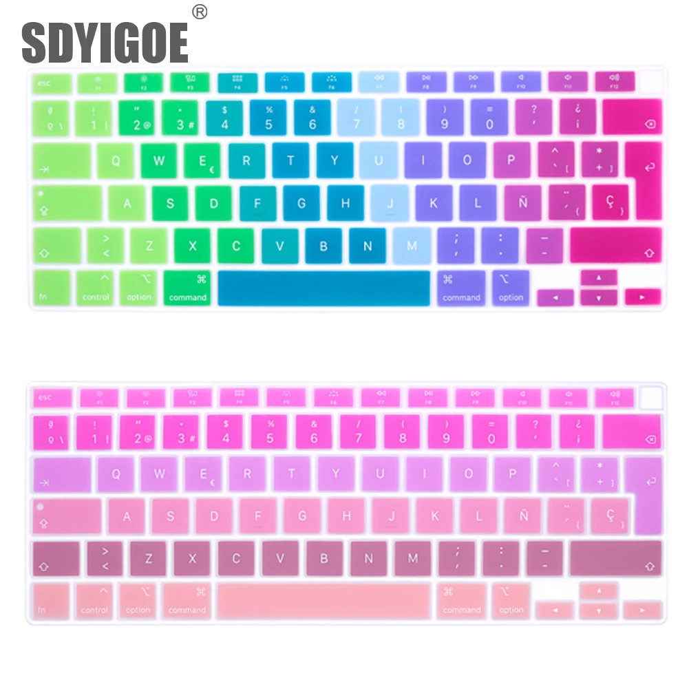 

Laptop Keyboard Cover for Macbook Air 13 M1 2020 Silicone English Keyboard Protector Skin for Macbook Air13.3 A2337 A2179