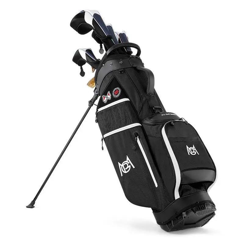 

PGM Golf Bag Transparent Nylon Stand Bag for Men Women Trendy Korean Style Golf Club Carrier