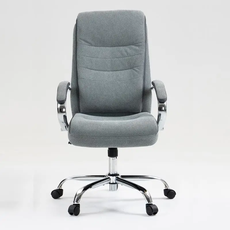 High Back Office Chair, Skin-Friendly Cotton Fabric, Model 9131HJ, KD Assembly, Comfortable Seating for Long Hours