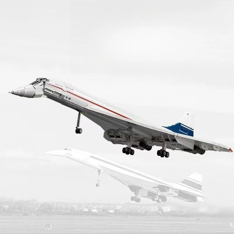 2083 قطعة مجموعة بناء ايرباص كونكورد في العالم أول طائرة أسرع من الصوت مساحة الطيران 10318 كتل مكوك ألعاب الطوب هدايا الاطفال