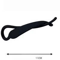 2PCS Matte Hair Clamps, Black & Brown Banana - Shaped Clips, Trendy Hair Accessories for Women's Chic Updos - Image 5