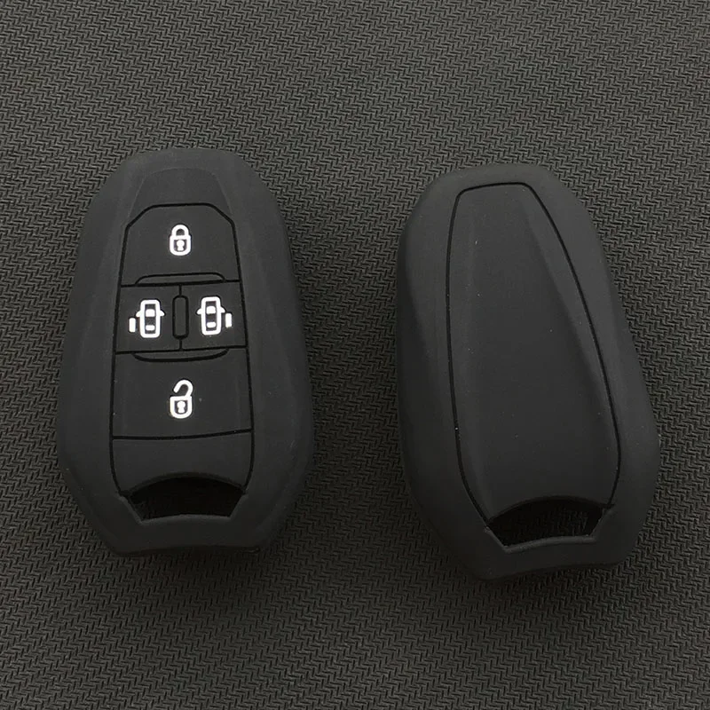 4button silicone car key cover case for Peugeot Traveller Expert for Citroen Jumpy Dispatch SpaceTourer MPV key