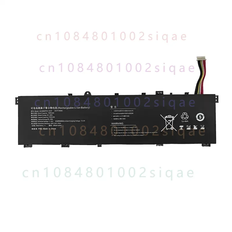 New U639965PHV-3S1P 626690-3S1P Laptop Battery 11.55V 76.81Wh 6500mAh For Machenike 16 Air L16A L16A-R77840 L16A-R77735