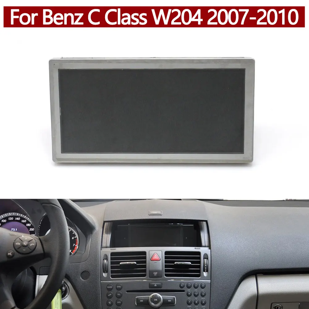 Car Front Center Console Multimedia Player Display GPS Navigation Screen For Mercedes Benz C Class W204 2007-2010 2048204297