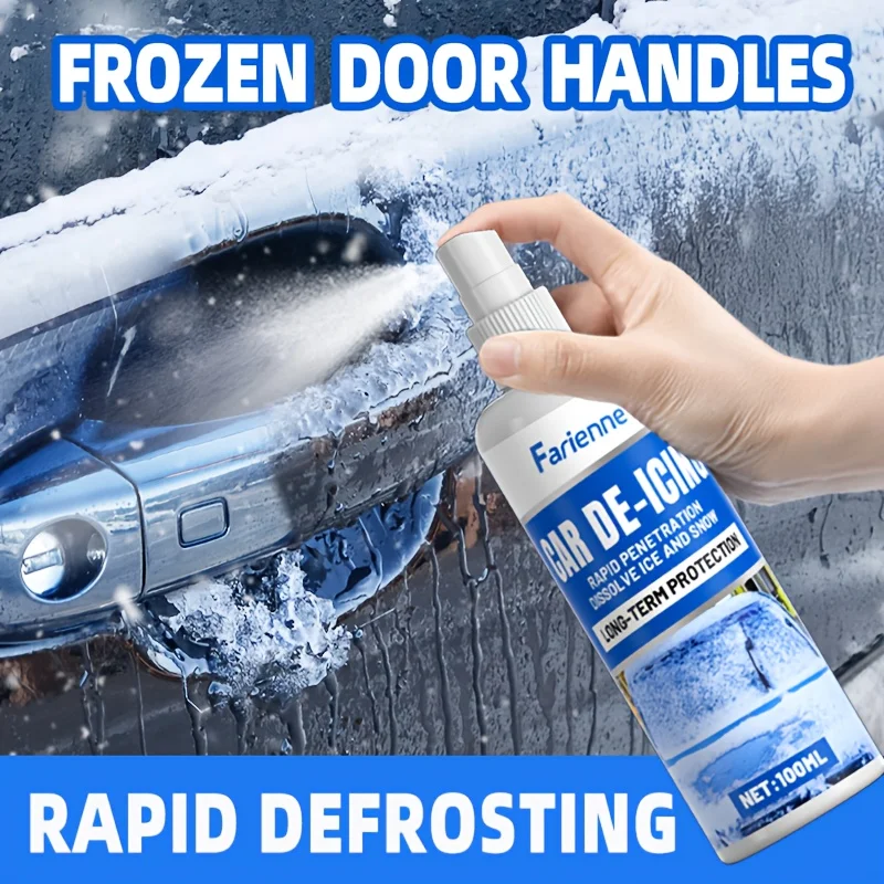 

Ледяной спрей на лобовом стекле автомобиля, формула быстрого оттаивания и незамерзания, четкое зрение, безопасное зимнее вождение, мгновенное удаление льда, все модели