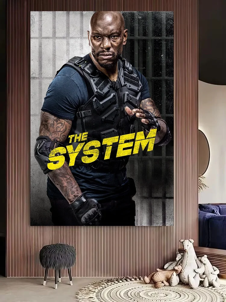The System Fighter Movie, Print Art Canvas Poster, For Living Room Decor Home Wall Picture