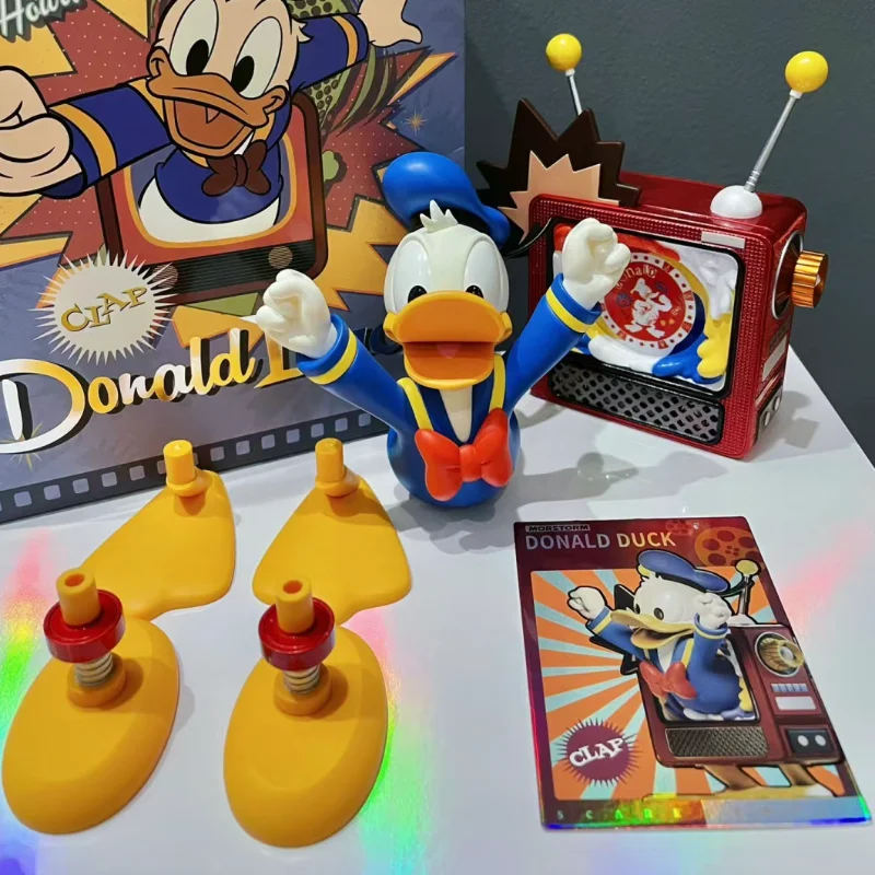 15cm Original Disney Pluto Donald Duck Mickey Figure Cartoon Tidal Doll Decoration Handmade Ornament Birthday Christmas Toy Gift