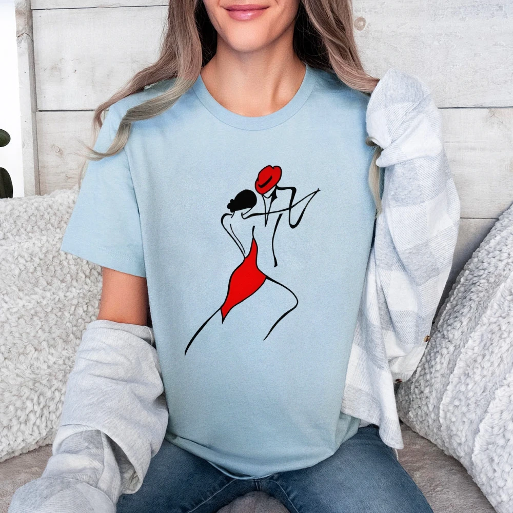 

Women's Casual Short Sleeve T-Shirt Ultra-Soft Fabric Slim Fit with Stretch Round Neck Cute Solid Hued Tones Great for Shopping