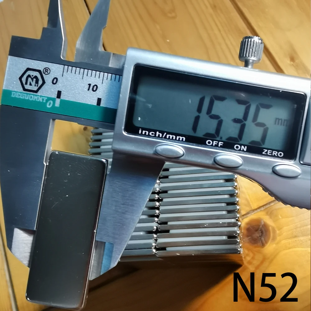 N52 40x15x4 كتلة مربعة قوية ثلاثية الأبعاد محرك الطابعة مولد الرياح البحث الصناعية السائبة مكتب فريج لوحة قوية