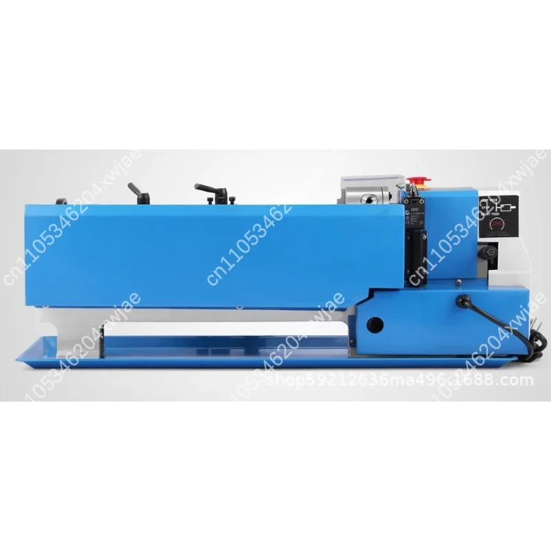 Compact Horizontal Mini Lathe 06 18 Model Multifunction Design Sturdy for Small Part Machining