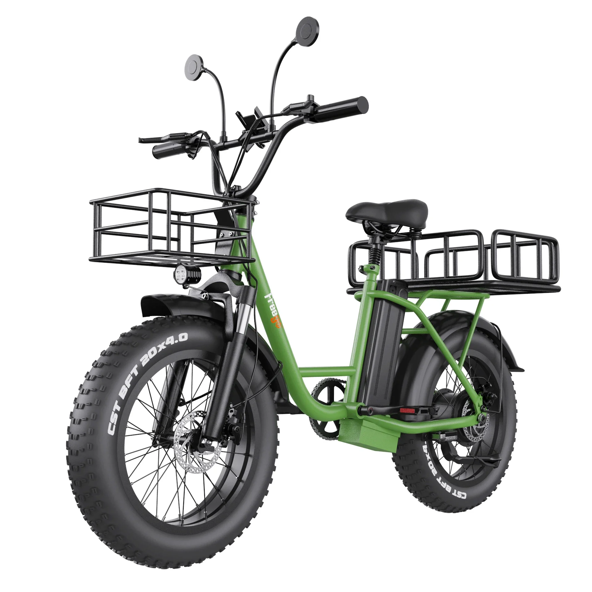 Wholesale Cargo Ebike 1000W Long Range City Ebike Fat Tire Electric Delivery Bike E Bicycle