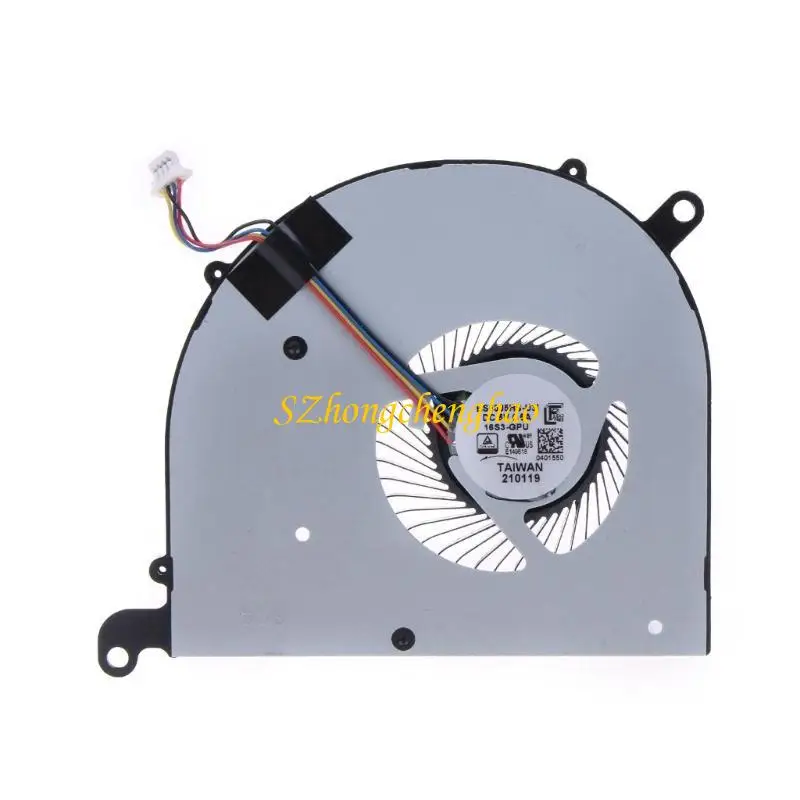 

1PC CPU Fan Laptop Cooling Fan DC5V 0.5A 4pin CPU Cooler for MSI Modern PS63 8RC 8M MS-16S1 MS-16S2 Laptop Heatsink Part 601D