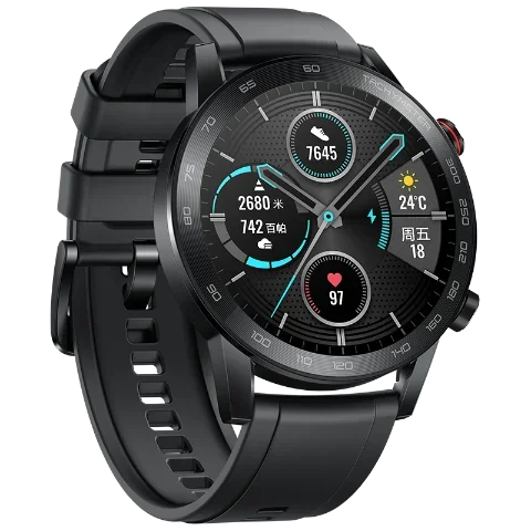 

HONOR Magic Watch 2 Смарт-часы с кислородом в крови SpO2 Монитор сердечного ритма 14 дней в режиме ожидания Спортивные фитнес-умные часы для HONOR 70 Pro