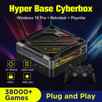 New AMD R7 7840HS Mini PC Game Console Windows&Playnite&Retrobat OS with 38000+Game&49 Emulators for Switch/PS4-1/Wii/Wiiu USB 4