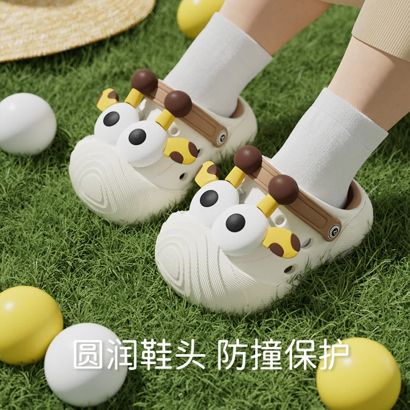 

Detachable Bottom Baby Hole Garden Shoes Boys Girls baby Slippers Summer Anti Slip 2024 Baby 1-2 Year Old Children's Sandals