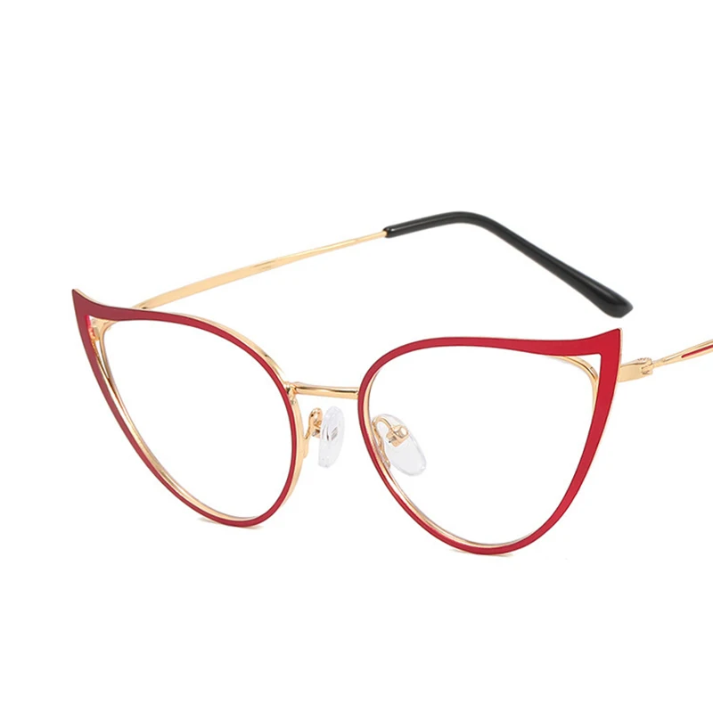 Women Golden Cateye Thin frame Reading glasses Leightweight UV400 Reader +75 +125 +150 +250 +500 +600 Presbyopia Eyewear