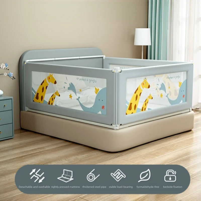 IMBABY Bed Guardrail Anti-Fall Baby Safety Bed Barrier Child Bed Safety Rails Adjustable Crib Bumpers Protection Beds Fence