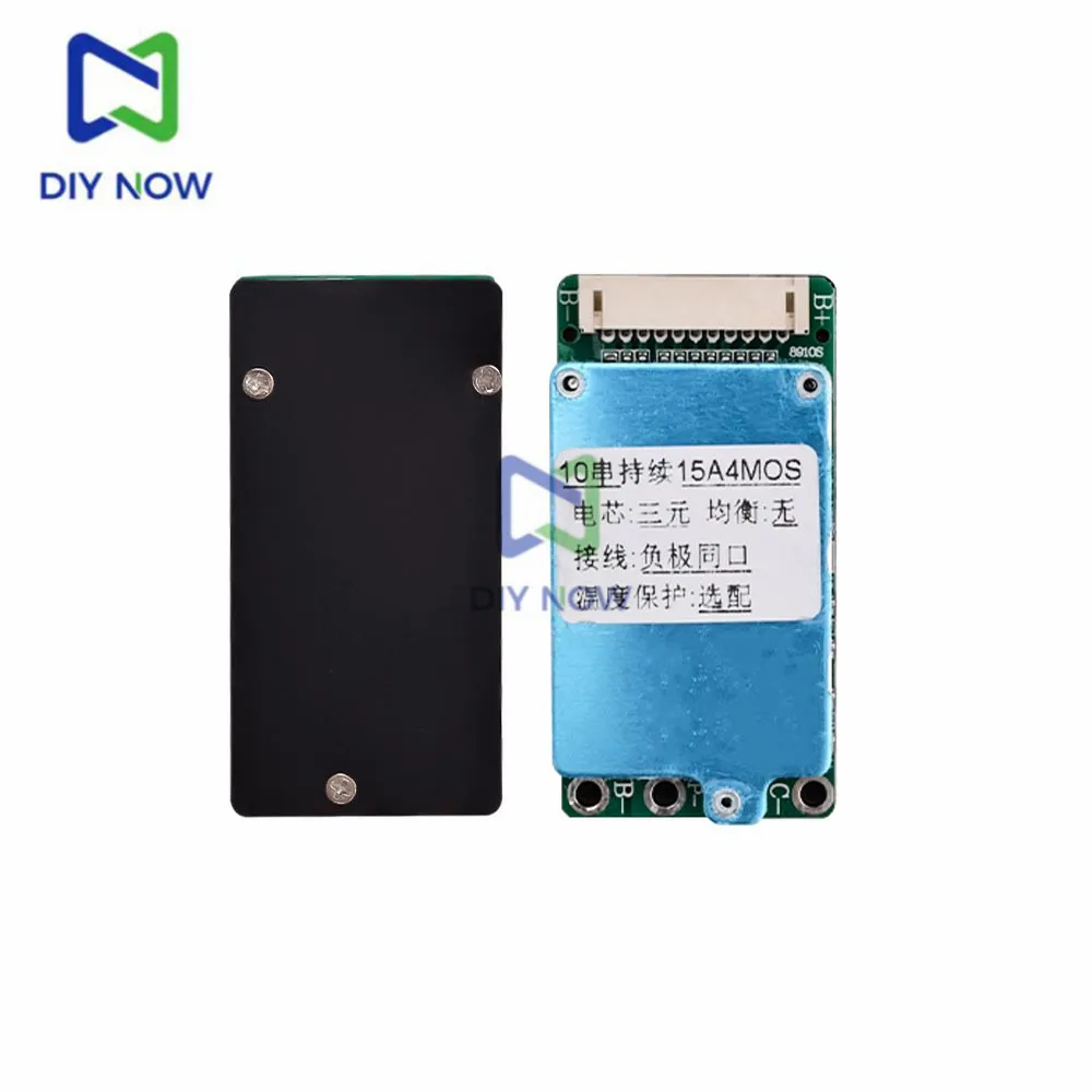 10S 36V 15A 18650 Li-Ion Battery Protection Board BMS PCB PCM Co-Port/Split-Port Board Li-Ion Polymer Lithium Battery