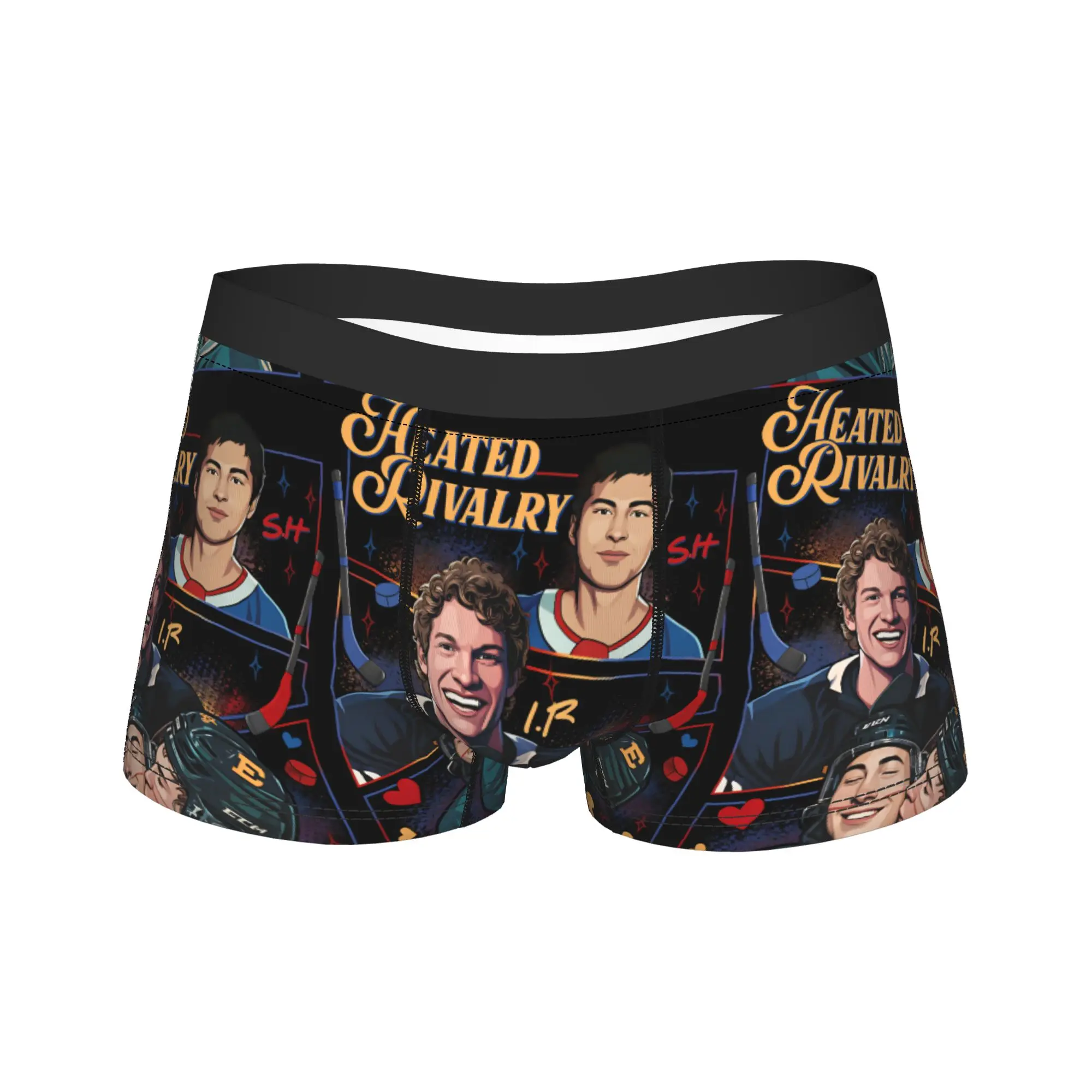 

Heated Rivalry Underwear Breathable Panties Print Shorts Briefs For Man Pouch Large Size Boxer Shorts