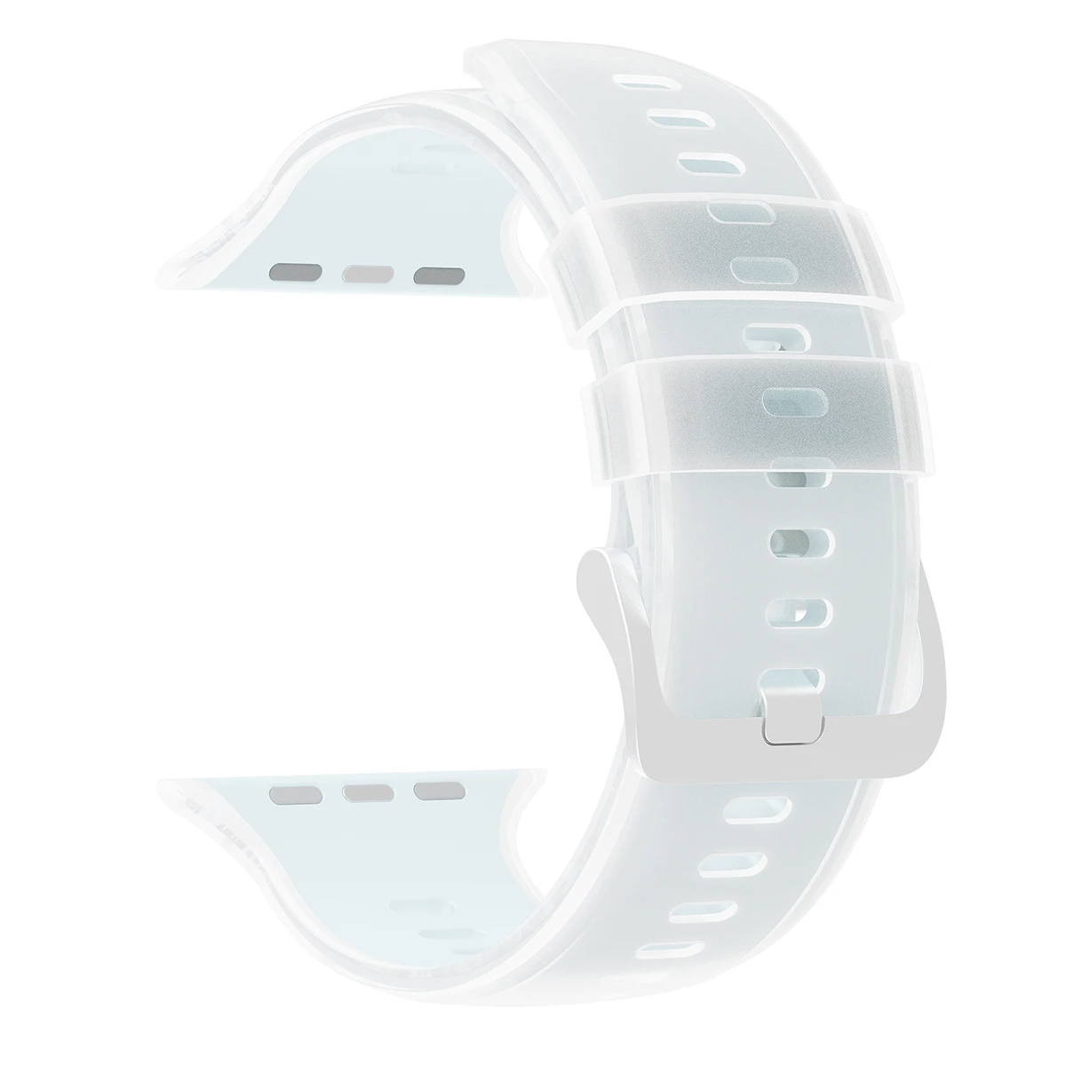 Durchscheinendes Silikonarmband für Apple Watch Ultra 3/2 49mm 46 45 44 42mm Sportarmband für iWatch S11 10 9 8 7 SE3 Ersatzarmband – Detail 13