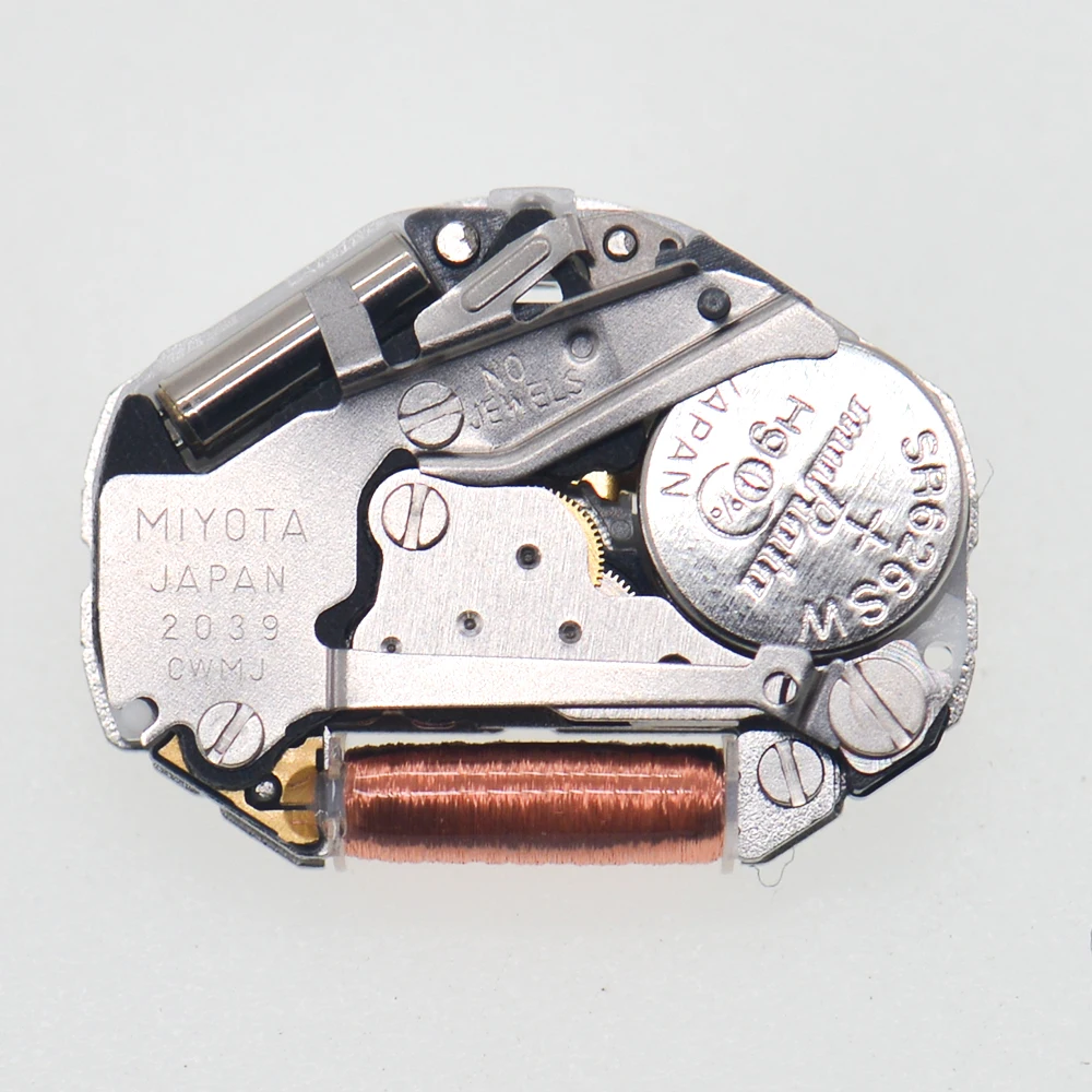 Miyota 2039 Watch Movement  Japan For High 3 Hands Quartz Watch Electronic Watch Repair Parts Replacement accessories