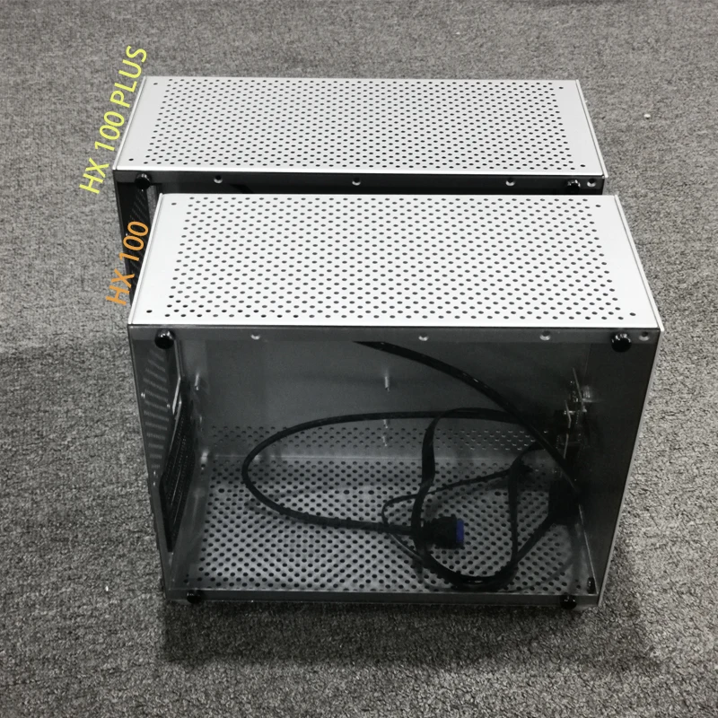 Hx 100Plus Chassis Draagbare 15.7L All-Aluminium Matx Desktop Game Computer Atx Voeding