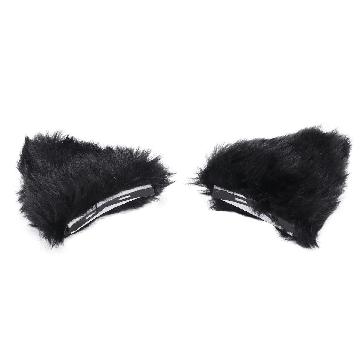 

Animal Ear Clip Plush Hair Clips for Prom Party Headdress Flannel Sweet Lolita Cosplay Adorable Headwear Child