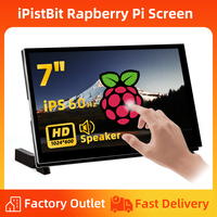 7 Inch Touch Screen 1024x600 IPS LCD TFT HDMI Display for Raspberry Pi 5 4B 3B+ OPI AIDA64 PC Secondary Screen