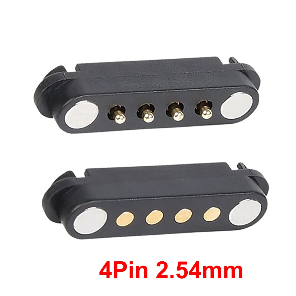 2A DC Magnetic Pogo Pin Connector 2Pin 3Pin 4Pin 5Pin Pogopin Male Female Spring Loaded DC Power Socket 2P 3P 4P 5P 6p 7p 8p