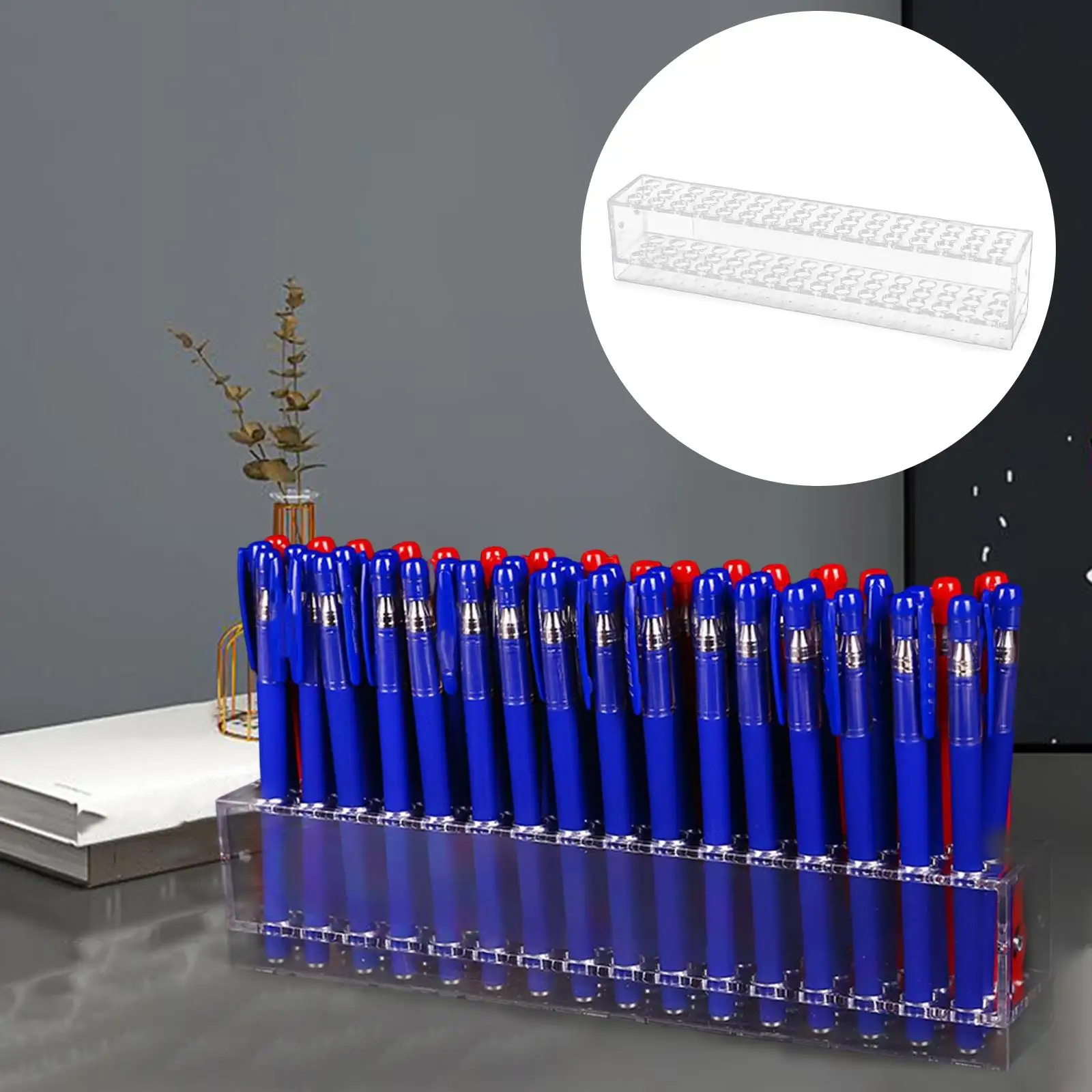 Pen Pencil Display Tray Pencil Stand Organizer Eyebrow Pencil Shelf Pen Stand Holder Paint Brush Pen Holder for Paint Brushes