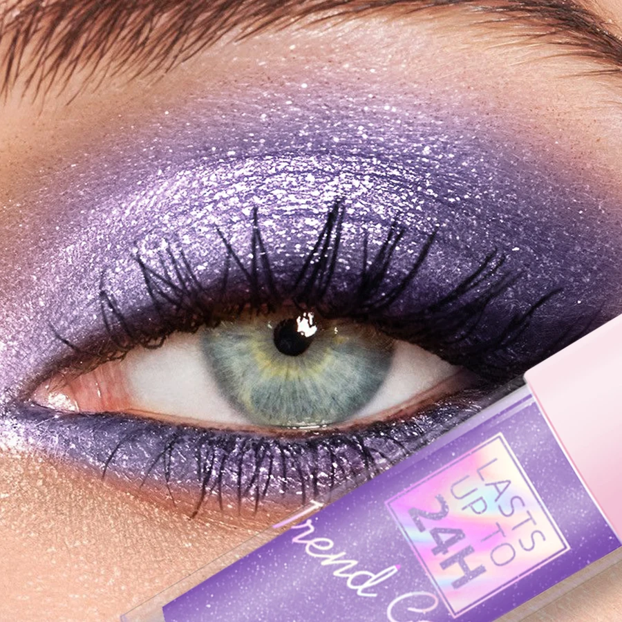 Metallischer, wasserfester 1-teiliger Lidschatten – Hochglänzend, langanhaltend & wischfest – Koreanisches Make-up-Geschenk – Glitzernder Flüssig-Lidschatten – Kosmetik
