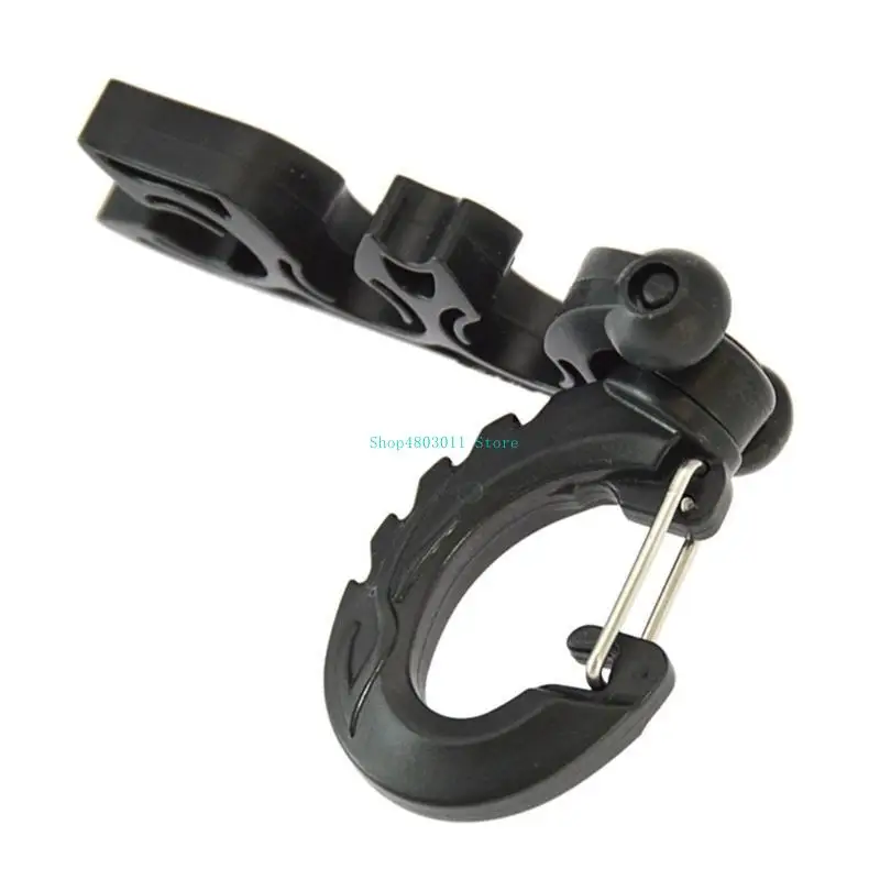

T3LD Double Hose Holder Clip Diving Double BCD Hose Clip with Hook Buckle