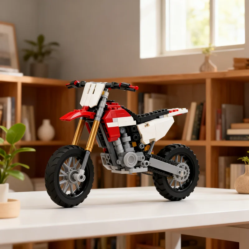 307pcs MOC 80hp Electrick Sm Bike Technical Model Building Blocks Architecture Craft Idea Creative Display Collection Education