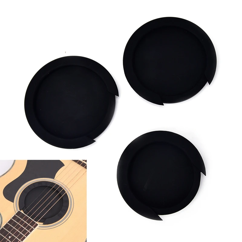 Classic Guitar Sound Silicone Guitar Sound Hole Cover Mute Silencer Cover Guitar Accessories