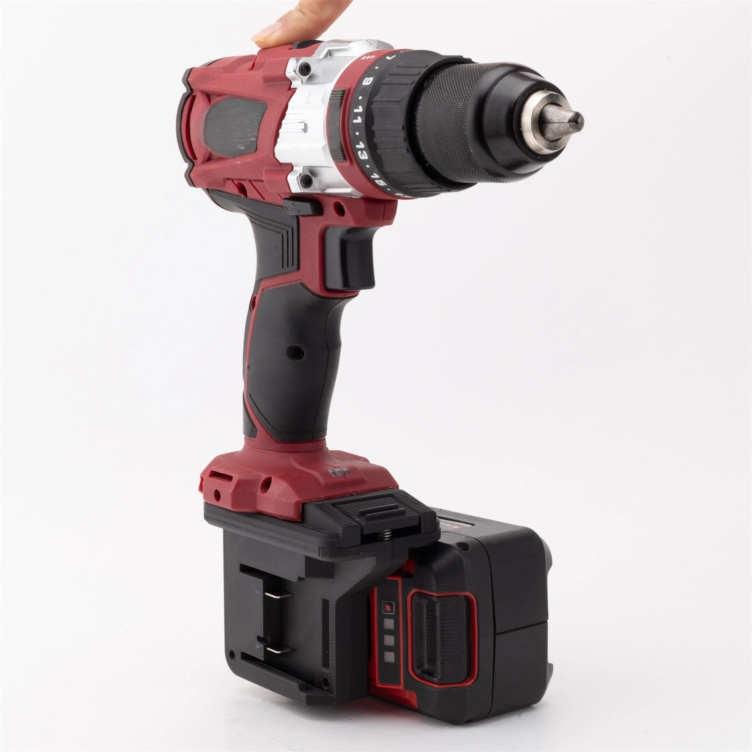For Ozito 18V Lithium Battery Wall Mount Holder Bracket Cordless Power Tool Battery