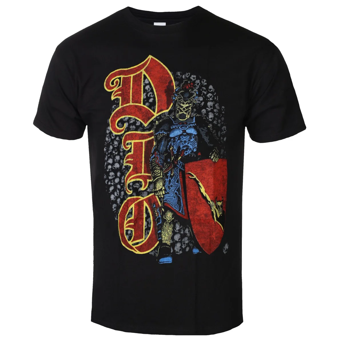 Retro Dio Graphic Cotton Band T-shirt Unisex Summer Short Sleeve Fashion Brand Tee Luxury Casual Vintage Tees