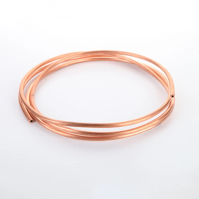 T2 Copper Tube Air Conditioner Capillary Copper Tube Soft Coil 2/3/4/5/6/8/10/12/MM High-Density ﻿