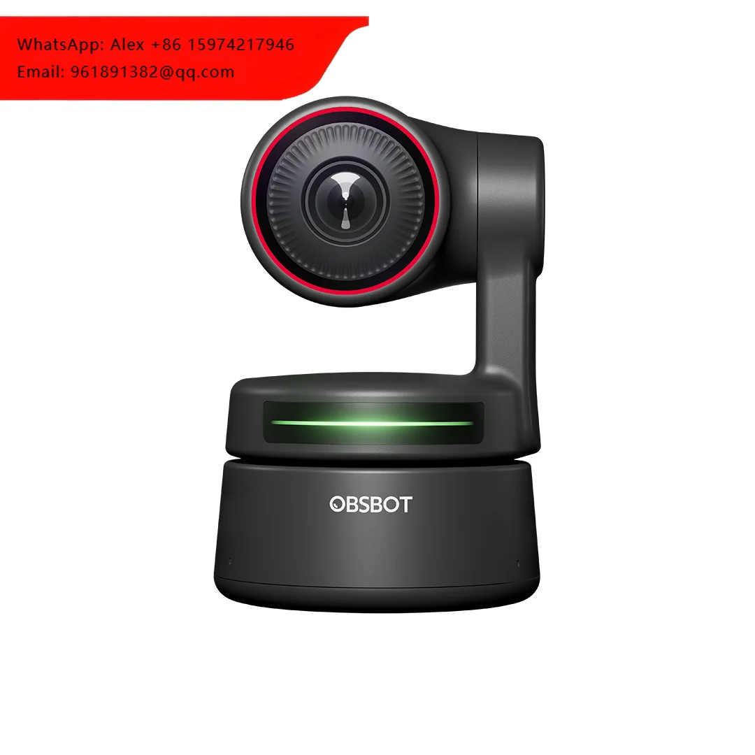 

OBSBOT Tiny 4K AI-Powered 4K PTZ Webcam HDR Video Calls With Freedom For Remote Teaching Gesture Control With Remote And Tripod