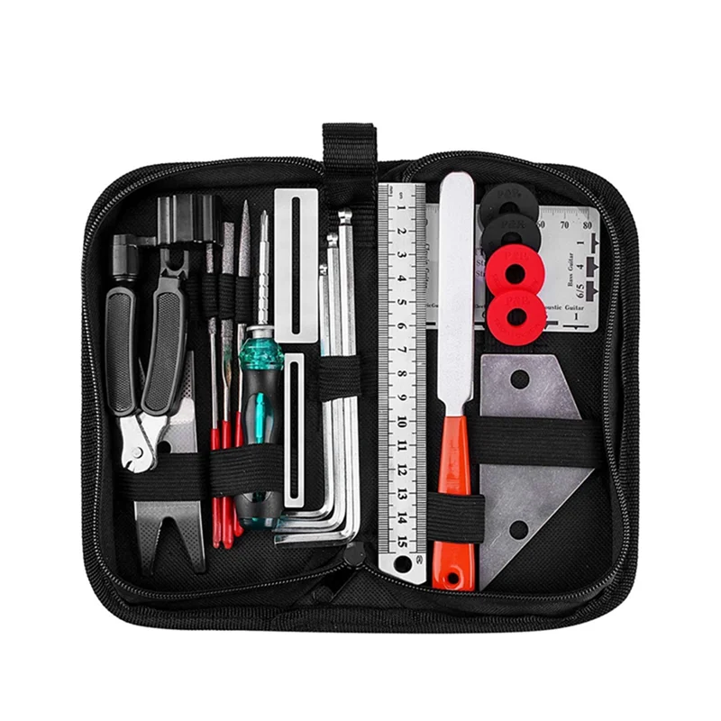 

20-Piece Set Guitar Cleaning and Maintenance String Changing Tool Tuning Wrench Set Kit-AA85