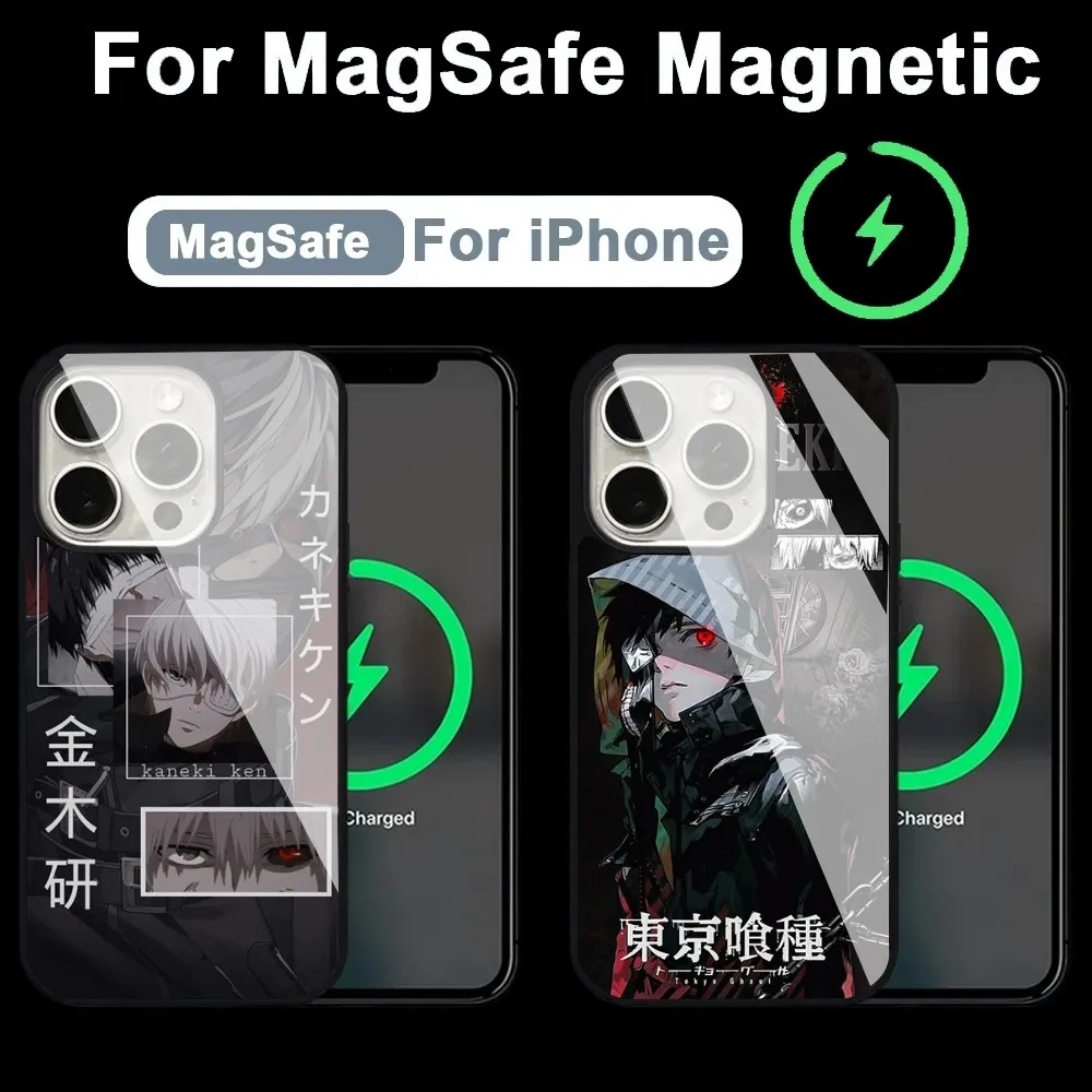 Tokyo Ghoul Phone Case Alex Mirror For Magsafe Wireless Charging Caver For IPhone 13 14 15 Pro Max 11 12 Mini