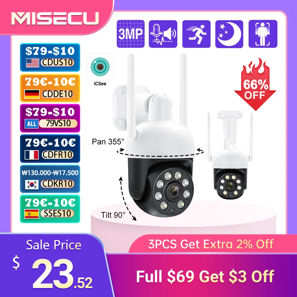 Misec Hd 4MP Ptz Wi… - image