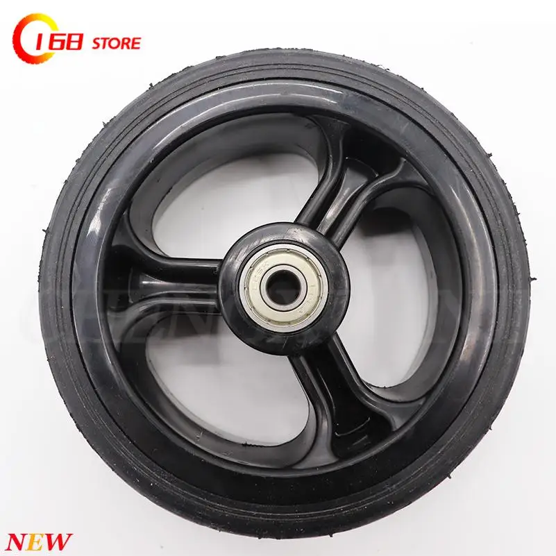

High quality solid wheels 5-inch scooter solid tires with plastic rims